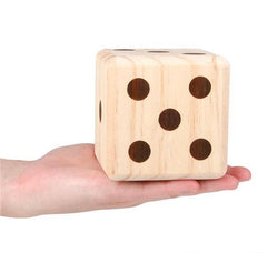 JUMBO WOODEN YARD DICE 3.5" LLB kids toys