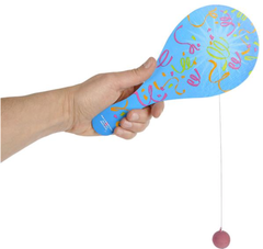 9" NEON PADDLE BALL GAME LLB kids toys