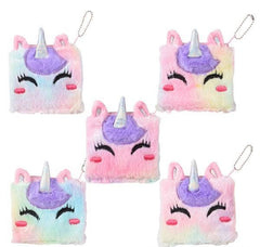 plush UNICORN COIN PURSE 5" LLB Plush Toys