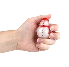 2.25" SQUISH STICKY SNOWMAN LLB Squishy Toys