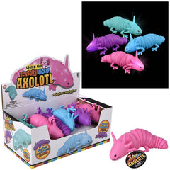 7.5" Light-Up Wiggle Sensory Axolotl - LLB Toys