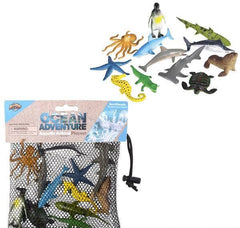 12PC AQUATIC MESH BAG PLAY SET LLB kids toys