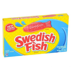 SWEDISH FISH RED THEATER BOX CANDY 12PC/CASE LLB kids toys