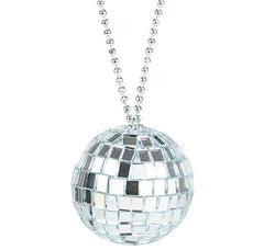 DISCO BALL NECKLACE 2" LLB kids Accessories