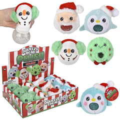 3" Christmas Squeezy Bead Plush 12ct LLB Plush Toys