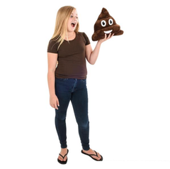 12" POOP EMOTICON PILLOW LLB Kids Toys