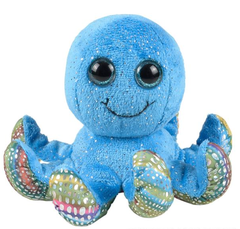 6" CONFETTI OCTOPUS LLB Plush Toys