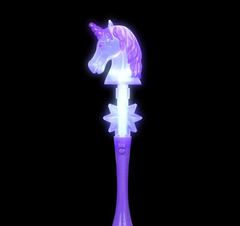 15" LIGHT-UP UNICORN WAND W/SOUND LLB Light-up Toys