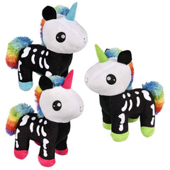 12" Skeleton Unicorn LLB Plush Toys