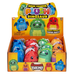 2.75" Sugar Squeeze Plush Dinosaur Assortment 12ct