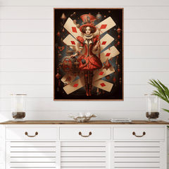 Surreal Diamond Queen Canvas Wall Art Print