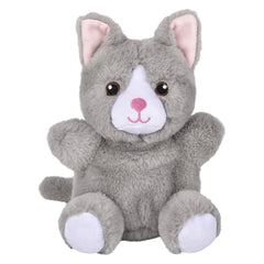 7" Clutch Crew Grey Cat Plush Toy