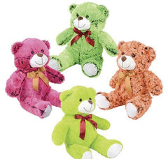 15.5" RIBBON BEAR ASSORTMENT LLB Plush Toys