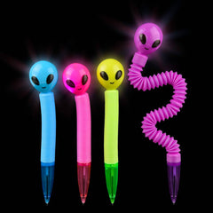 8.5" Pop Tube Alien Pen 12ct