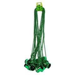 33" 7.5MM MET.GREEN BEER MUG BEADS LLB kids toys