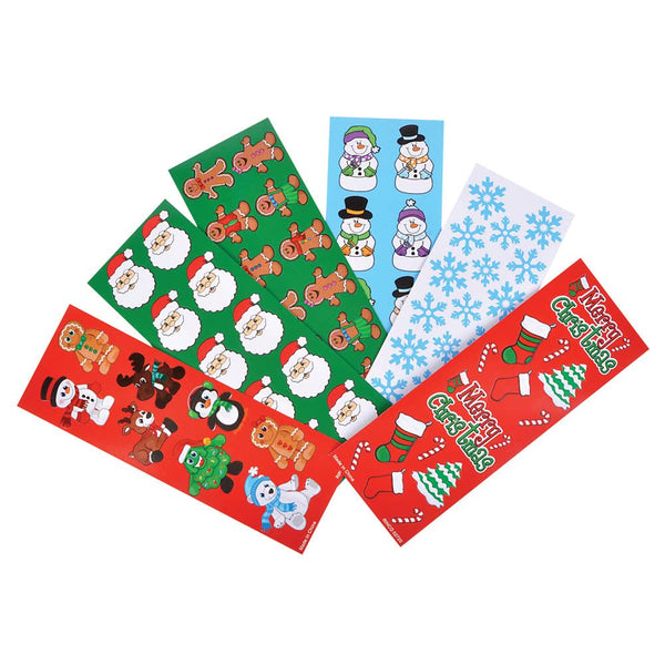 100PC HOLIDAY STICKER ASSORTMENT LLB Sticker Christmas