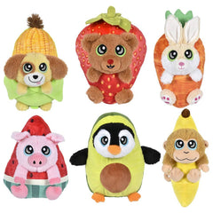 10" Fruit Animal Assortment Plush Toy - LLB Toys