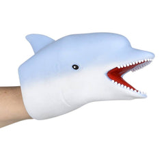 Stretchy Dolphin Hand Puppet 6" LLB kids toys