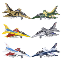 7" F-16 DIE-CAST JET LLB Car Toys