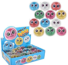 5" SPARKLE EYE PUFFER ANIMALS LLB kids toys