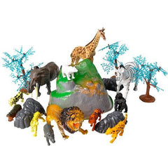 23 PC ANIMAL SET WITH CARRY BAG LLB kids toys