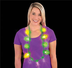 25" LIGHT-UP FLEUR DE LIS NECKLACE LLB Light-up Toys