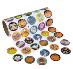 HALLOWEEN ROLL STICKER ASST 500PCS/UNIT LLB Sticker