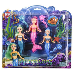 3pc 6" MERMAID SET LLB kids toys