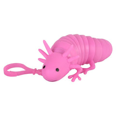 4" Wiggle Sensory Axolotl Backpack Clip 12ct LLB Backpack