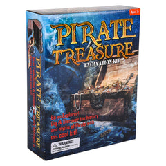 6" Pirate Treasure Chest Dig Kit LLB kids toys