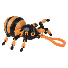 3" Wiggle Sensory Spider Clip On 12ct LLB kids toys