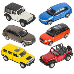 5" DIE-CAST PULL BACK LICENSED SUV 1:38 SCALE LLB Car Toys