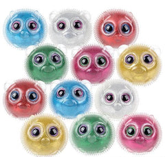 5" SPARKLE EYE PUFFER ANIMALS LLB kids toys