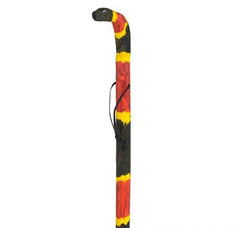 48" WOODEN CORAL SNAKE WALK STICK LLB kids toys