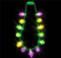 25" LIGHT-UP FLEUR DE LIS NECKLACE LLB Light-up Toys