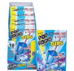 POP ROCKS DIPS BLUE RASPBERRY LLB candy