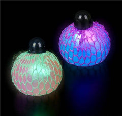 2.33" LIGHT-UP SQUEEZE MESH GRAPE BALL LLB Light-up Toys