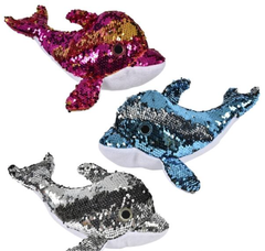 10" SEQUIN DOLPHIN LLB kids toys