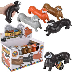 7.5" Wiggle Sensory Dachshund 12ct- LLB Toys