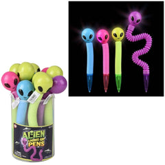 8.5" Pop Tube Alien Pen 12ct