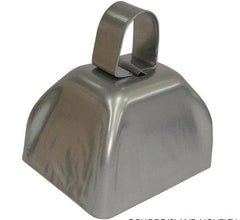 3" METALLIC SILVER COWBELL LLB kids toys