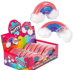 4.25" RAINBOW CLOUD PUTTY LLB Slime & Putty