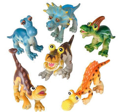 6 PC CARTOON DINOSAUR SET LLB kids toys