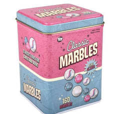 160PCS MARBLE IN TIN BOX LLB kids toys