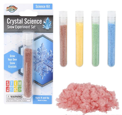 4.25" GROWING SNOW CRYSTAL TEST TUBE LLB kids toys