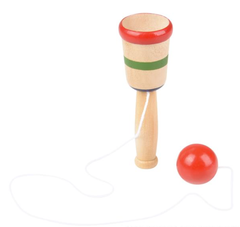 4" Mini Wooden Catch Ball Game - 36 pcs Display