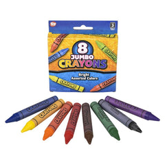 Jumbo Crayon 8pc LLB Stationary