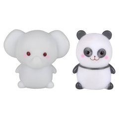 2" Rubber Kawaii Animals 50ct