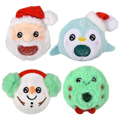 3" Christmas Squeezy Bead Plush 12ct LLB Plush Toys