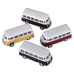 2.5" Diecast Pull Back 1962 VW Classic Bus